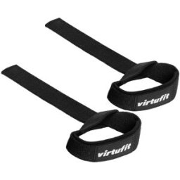 Virtufit Padded Lifting Straps Black