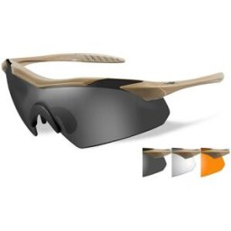 Wiley X WileyX Vapor Grey/Clear/Light Rust Tan Frame Kit