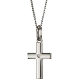 Saurum konfirmation kors silver SA501730000 med diamant