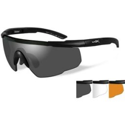 Wiley X WileyX SABER ADV Smoke/Clear/Light Rust Matte Black Frame