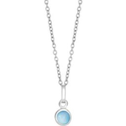 Nordahl Jewellery barn blå pärlemor halsband 869 153