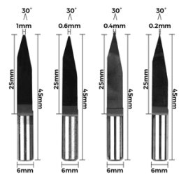 TwoTrees 6-shank CNC flat bottom sharp knife