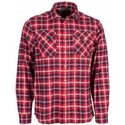 Pinewood Skjorta Härjedalen 9026 (Färg: Röd/Marinblå, Storlek: 4XL)
