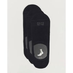 Falke 3-pack Casual High Cut Sneaker Socks Black