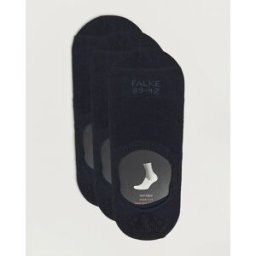 Falke 3-pack Casual High Cut Sneaker Socks Dark Navy