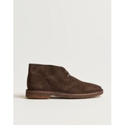 Drake's Clifford Suede Desert Boots Dark Brown