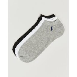Polo Ralph Lauren 3-Pack Ghost Sock Black/White/Grey