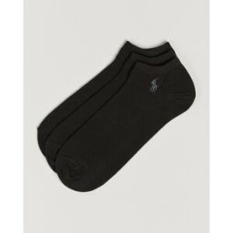 Polo Ralph Lauren 3-Pack Ghost Sock Black
