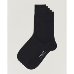 Falke 5-Pack Airport Socks Black