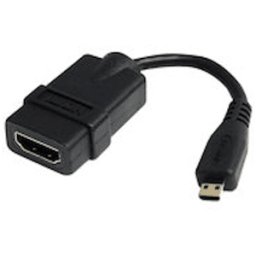 StarTech.com HÃ¶ghastighets-HDMI-kabeladapter pÃ¥ 12Â cm - HDMI