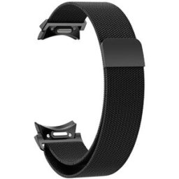 Tiera Samsung Galaxy Watch6 Milanese stålarmband quick release Black