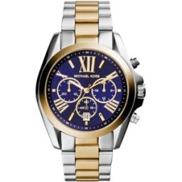 Michael Kors MK5976 Bradshaw Blue Dial Two Tone