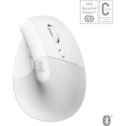 Lift for Mac Vertical Ergonomic Mouse, Off-White/Pale Grey