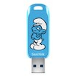 SanDisk Smurfs - Brainy Smurf Edition USB flash-enhet - 64 GB