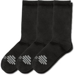 5.11 Tactical Duty Ready Plus Crew Socks (3-Pack) (Färg: Svart, Storlek: Large (44.5-47.5))
