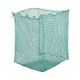 Hönät för rundbalar - 1400 x 1400 x 1600 mm - Maskstorlek: 60 mm - Grön