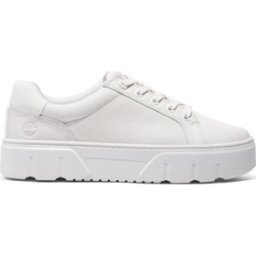 Timberland Women's Low Lace Up Sneaker White Full Grain 40