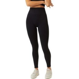 Björn Borg Women's Studio Seamless Rib Tights Black Beauty XS