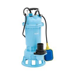 Dränkbar pump - 500 l/min - 2100 W - Flottörbrytare - Skäranordning