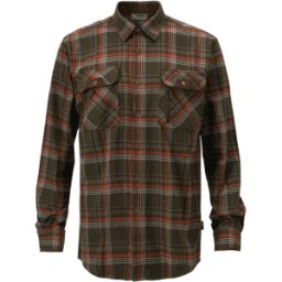 Pinewood Prestwick Exclusive Skjorta Herr (Färg: Green/Burned Orange, Storlek: 3XL)