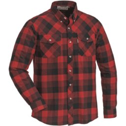 Pinewood Lumbo Skjorta Herr (Färg: Röd/Svart, Storlek: XL)