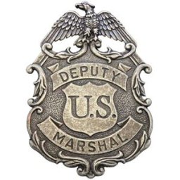 Denix Deputy U.S. Marshal Badge Silver Finish