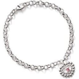 Kalevala Pink Ribbon 2025 Circle of Light silver armband pink 2569483J195