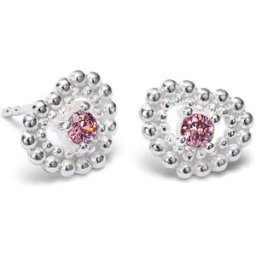 Kalevala Pink Ribbon 2025 Circle of Light silver örhängen pink 2669483JT