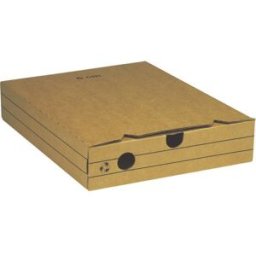 NO BRAND Arkivkartong, Miniwell, liggande arkivering, A4, 60mm, 325 x 240mm, brun