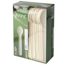 PAPSTAR Bestick Sked Papper 15,5cm 100/fp