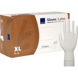 ABENA Latexhandske puderfri XL 100/fp