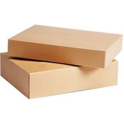 NO BRAND Arkivbox, Folio, står upprätt, 290x400mm, brun