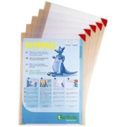 DJOIS A4 självhäftande plastficka med magnetstängning PVC 10 ark genomskinlig 5/fp