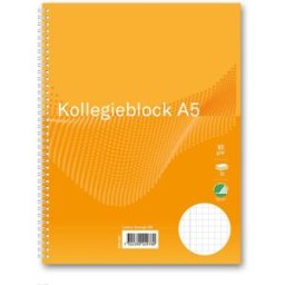 NO BRAND Kollegieblock A5 60g 70 blad rutat