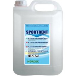 NORDEX Golvunderhåll, Kraftigt alkaliskt rengöringsmedel Sportrent, oparfymerat, 5l