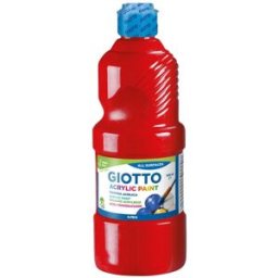 GIOTTO Akrylfärg Giotto 500 ml röd