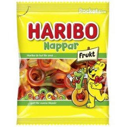 HARIBO Godis Nappar Frukt 80g