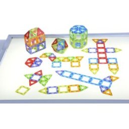 NO BRAND Polydron Magnetic transperant 64/fp