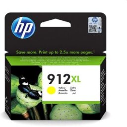 HP 912XL bläckpatron, gul, hög kapacitet, 9,19 ml