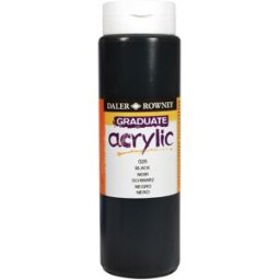 DALER-ROWNEY Akrylfärg 500 ml svart