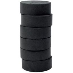 PLAYBOX Färgpuckar 57mm, svart 6/fp