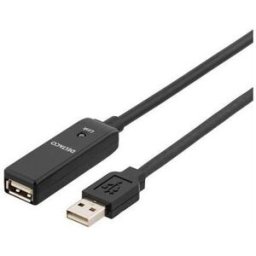 Deltaco Kabel USB Aktiv Förlängning 10m