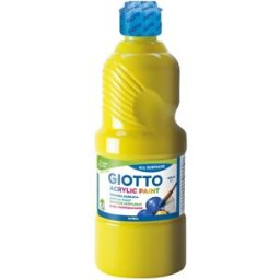 GIOTTO Akrylfärg Giotto 500 ml gul