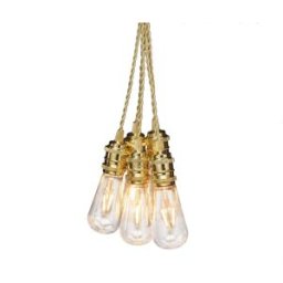 KONSTSMIDE Ljusslinga 8 amber LED E27 3,5m guld