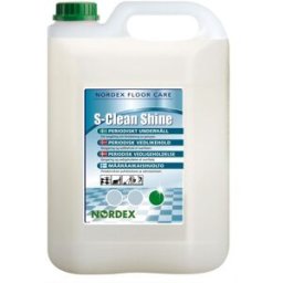 NORDEX Golvunderhåll S-Clean för linoleum-, plast- och stengolv, 5 l