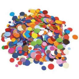 PLAYBOX Pappersmosaik Cirkelmix 200g