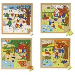 NO BRAND Rampussel Årstider 4-pack