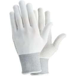 TEGERA Textilhandske 931 noppor vit 9