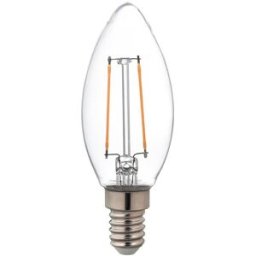 TUNGSRAM LED-lampa Kronljus E14 230V Klar 25W