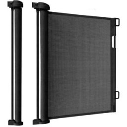 NO BRAND Barngrind Rullgardin 160cm Premium Svart